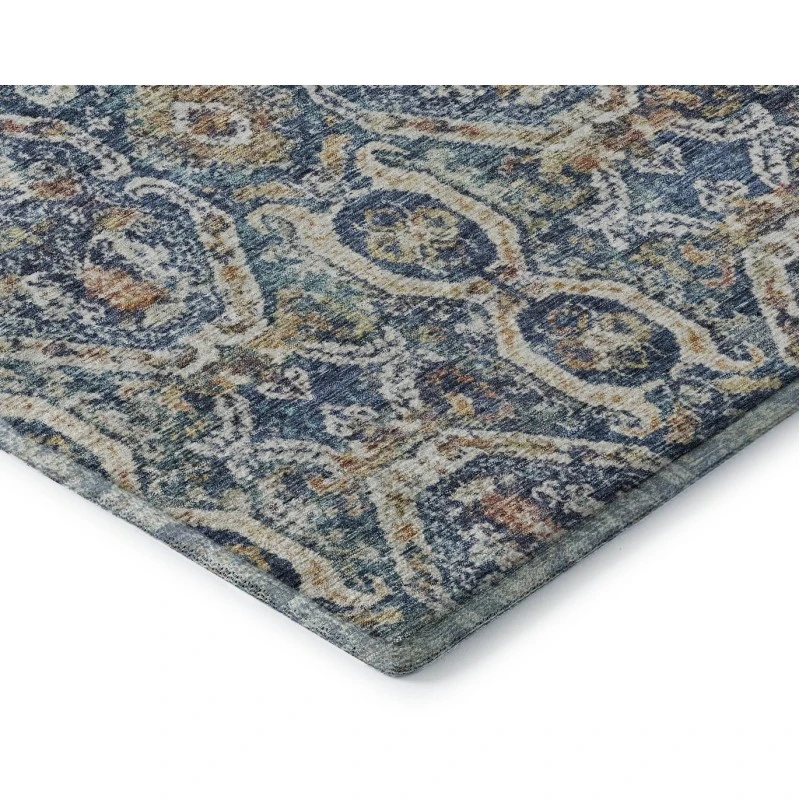 Addison Mayfield Blue AMF1181 - 8ft. Round Rug