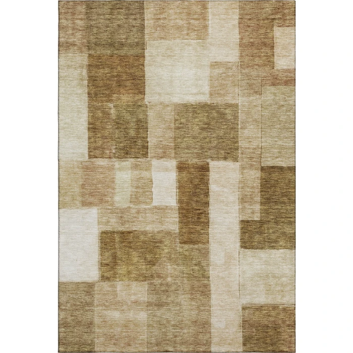 Addison Mayfield Orange AMF1190 - 8ft. Round Rug