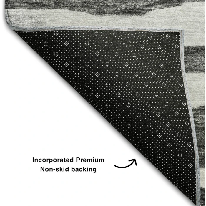 Addison Mayfield Gray AMF1191 - 8ft. Round Rug