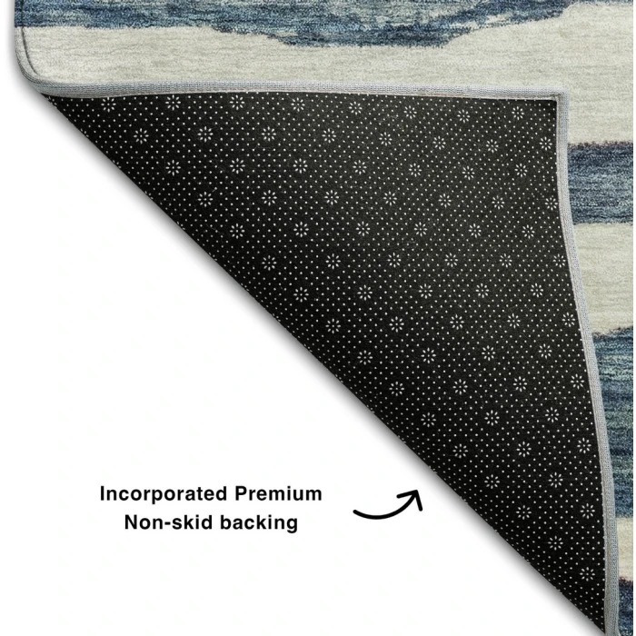 Addison Mayfield Blue AMF1191 - 8ft. Round Rug