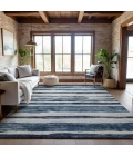 Addison Mayfield Blue AMF1191 - 8ft. Round Rug