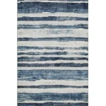 Addison Mayfield Blue AMF1191 - 8ft. Round Rug