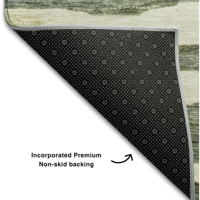Addison Mayfield Green AMF1191 - 8ft. Round Rug