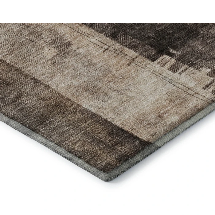 Addison Mayfield Brown AMF1202 - 8ft. Round Rug