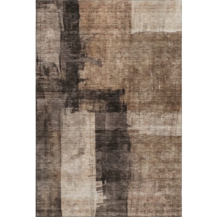Addison Mayfield Brown AMF1202 - 8ft. Round Rug