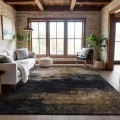Addison Mayfield Gray AMF1209 - 8ft. Round Rug