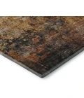 Addison Mayfield Orange AMF1210 - 8ft. Round Rug