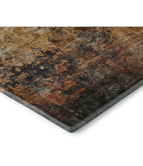 Addison Mayfield Orange AMF1210 - 8ft. Round Rug