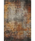 Addison Mayfield Orange AMF1210 - 8ft. Round Rug
