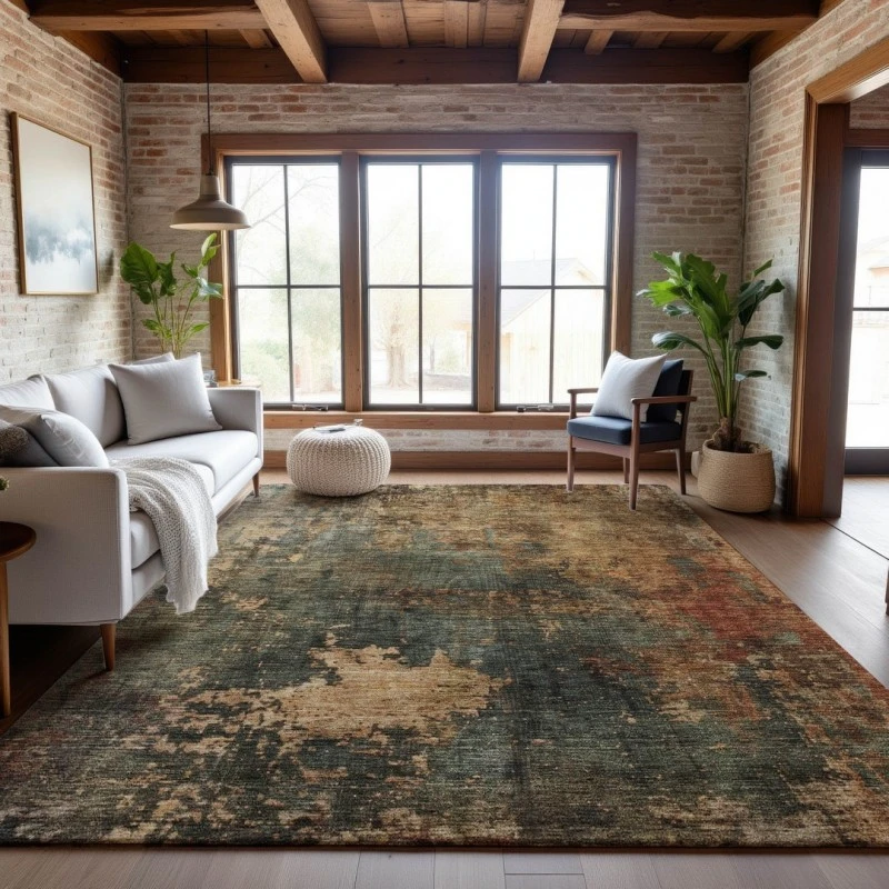 Addison Mayfield Green AMF1211 5ft. x 7ft. 6in. Rect. Rug
