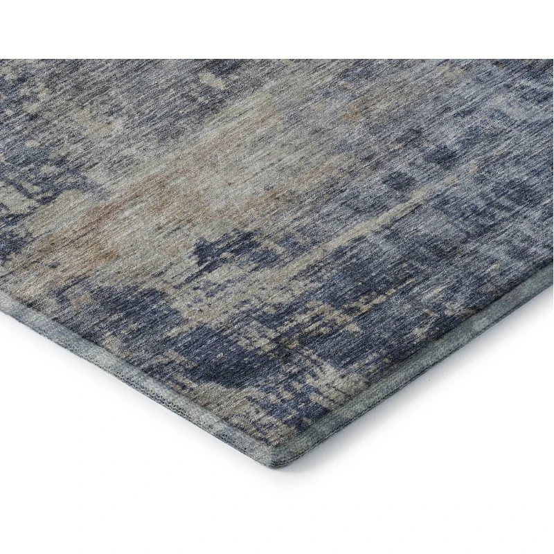 Addison Mayfield Blue AMF1217 - 8ft. Round Rug