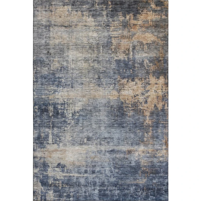 Addison Mayfield Blue AMF1217 - 8ft. Round Rug