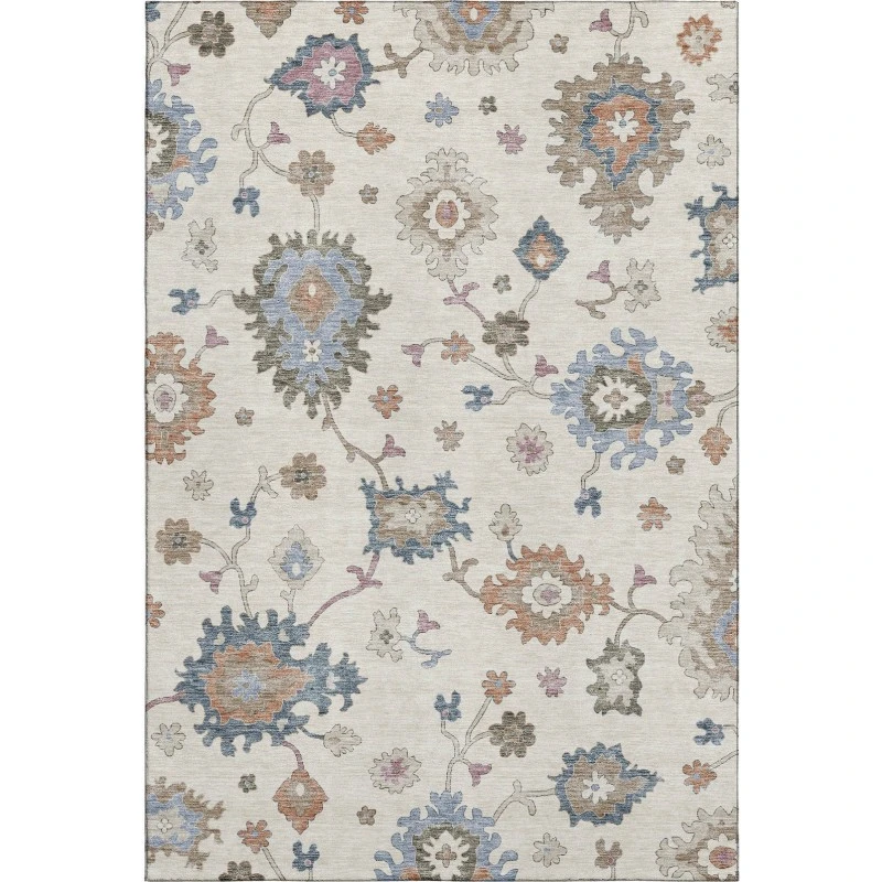 Addison Mayfield Ivory AMF1218 - 8ft. Round Rug