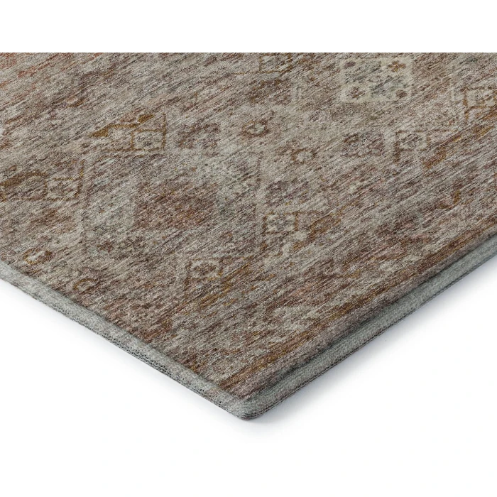 Addison Mayfield Orange AMF1219 - 8ft. Round Rug