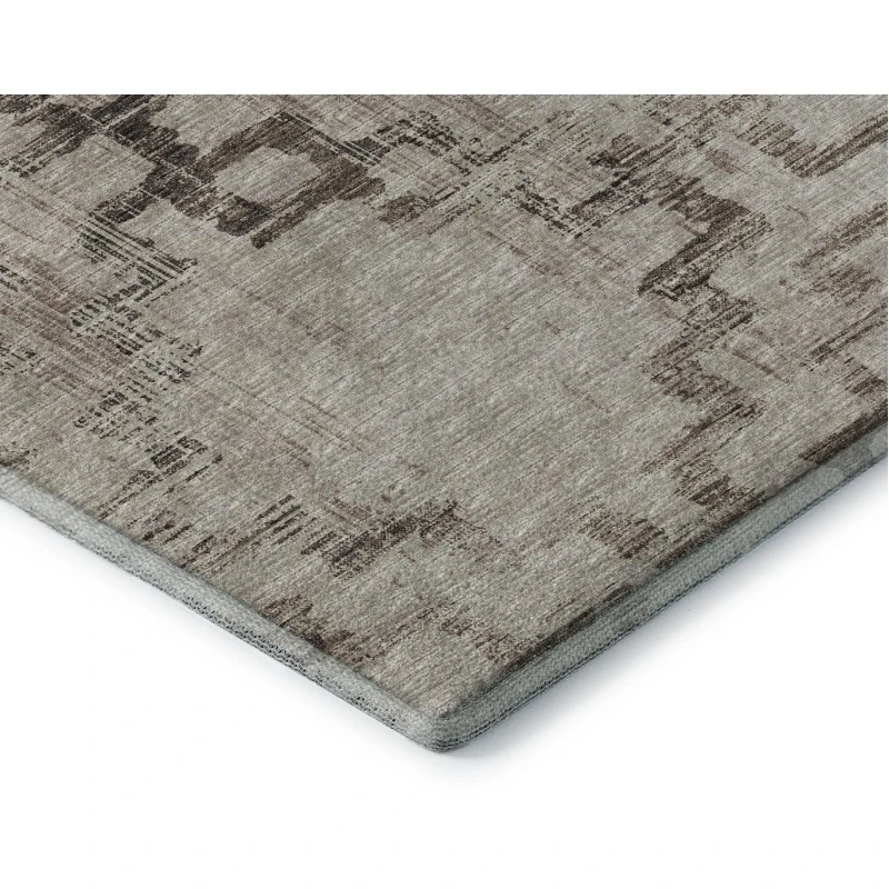 Addison Mayfield Brown AMF121 - 8ft. Round Rug