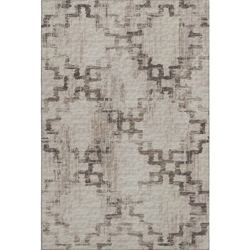 Addison Mayfield Brown AMF121 - 8ft. Round Rug