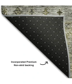 Addison Mayfield Gray AMF1220 - 8ft. Round Rug