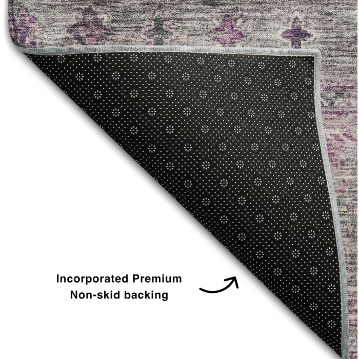 Addison Mayfield Purple AMF1220 - 8ft. Round Rug