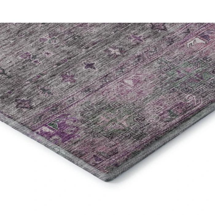 Addison Mayfield Purple AMF1220 - 8ft. Round Rug