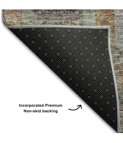 Addison Mayfield Orange AMF1221 9ft. x 12ft. Rect. Rug