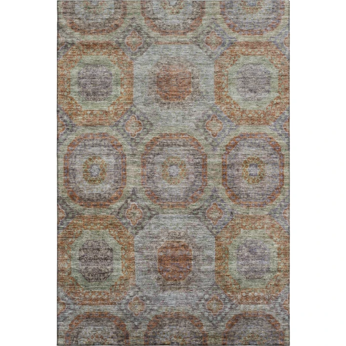 Addison Mayfield Orange AMF1221 2ft. 3in. x 7ft. 6in. Rect. Rug
