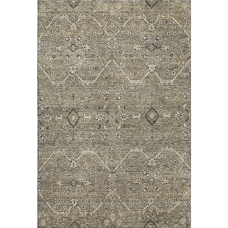 Addison Mayfield Brown AMF1223 - 8ft. Round Rug