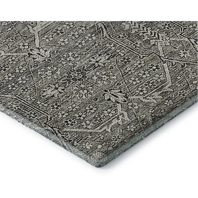 Addison Mayfield Gray AMF1223 - 8ft. Round Rug