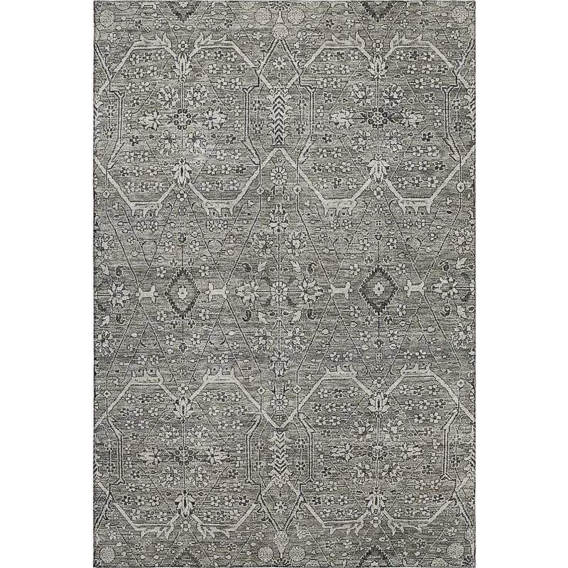 Addison Mayfield Gray AMF1223 - 8ft. Round Rug
