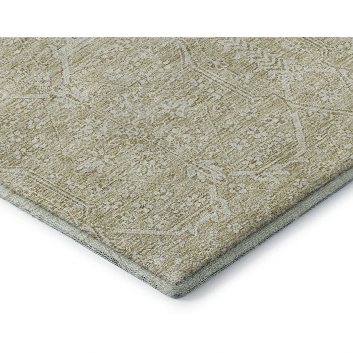 Addison Mayfield Brown AMF1224 - 8ft. Round Rug