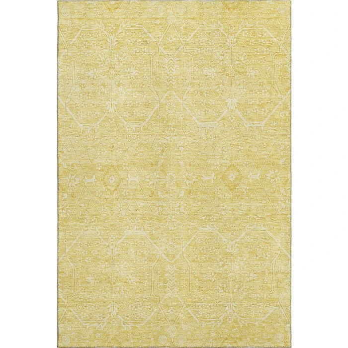 Addison Mayfield Gold AMF1224 - 8ft. Round Rug