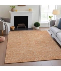 Addison Mayfield Orange AMF1224 - 8ft. Round Rug