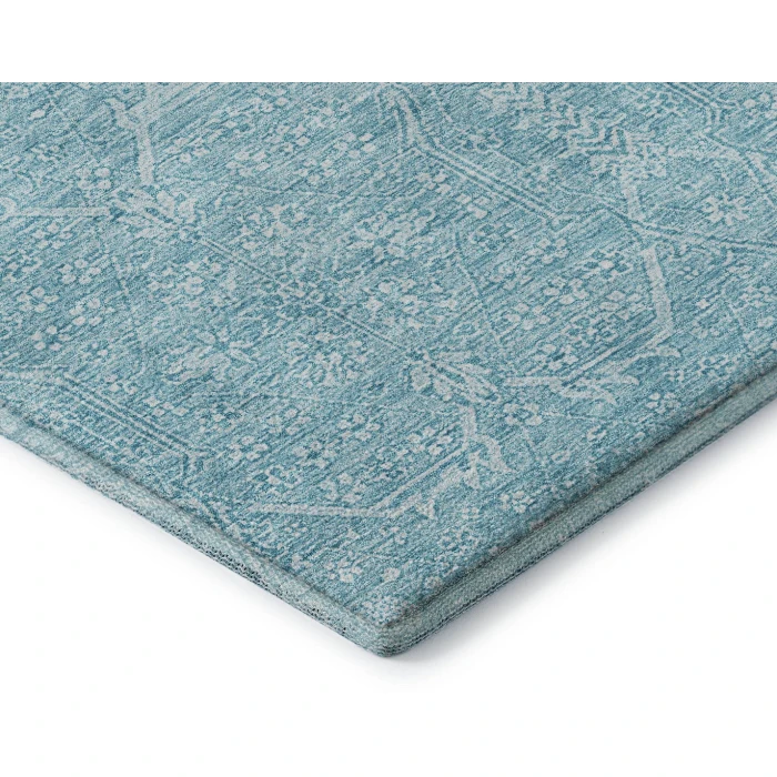 Addison Mayfield Blue AMF1224 - 8ft. Round Rug