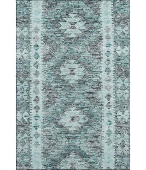Addison Mayfield Teal AMF1226 5ft. x 7ft. 6in. Rect. Rug