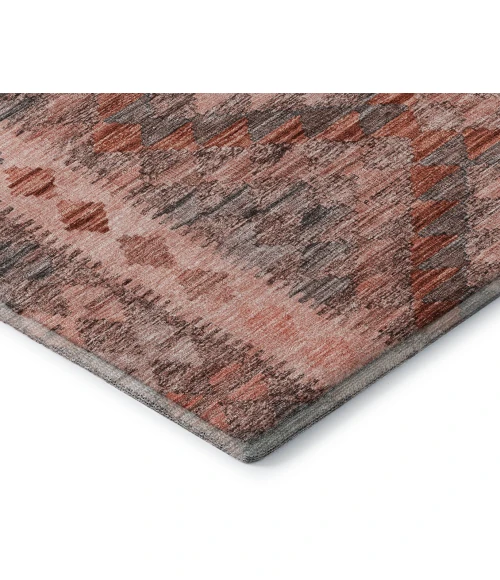 Addison Mayfield Orange AMF1226 - 8ft. Round Rug