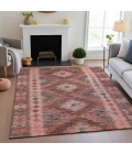 Addison Mayfield Orange AMF1226 - 8ft. Round Rug