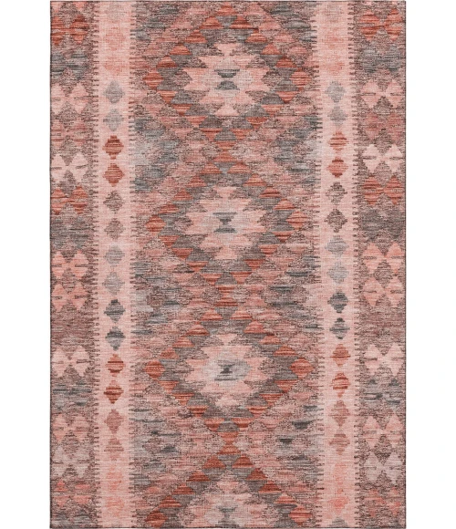 Addison Mayfield Orange AMF1226 - 8ft. Round Rug