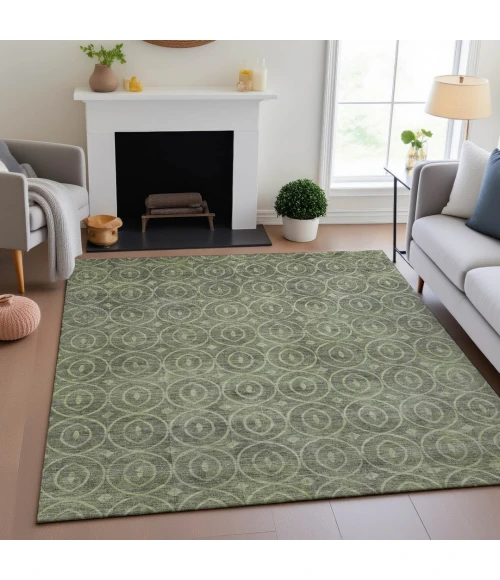 Addison Mayfield Green AMF1227 8ft. x 10ft. Rect. Rug