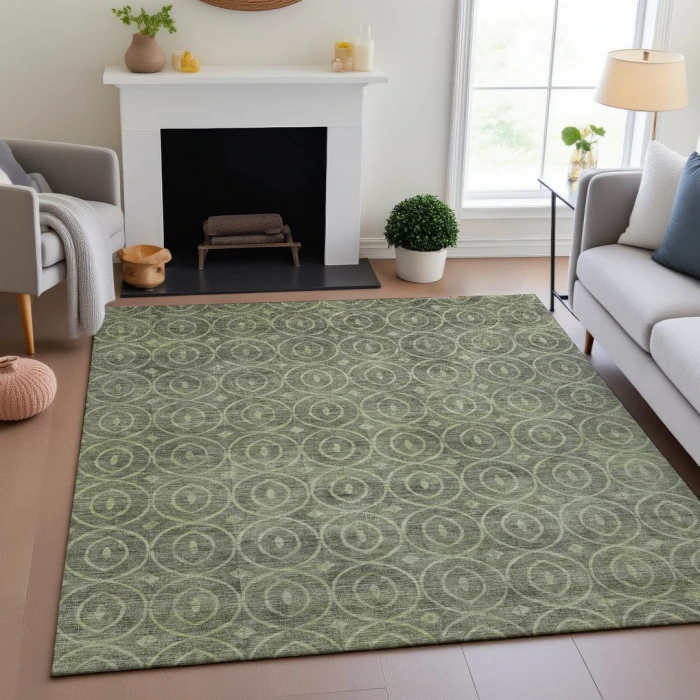 Addison Mayfield Green AMF1227 8ft. x 10ft. Rect. Rug