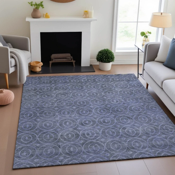 Addison Mayfield Blue AMF1227 8ft. x 10ft. Rect. Rug