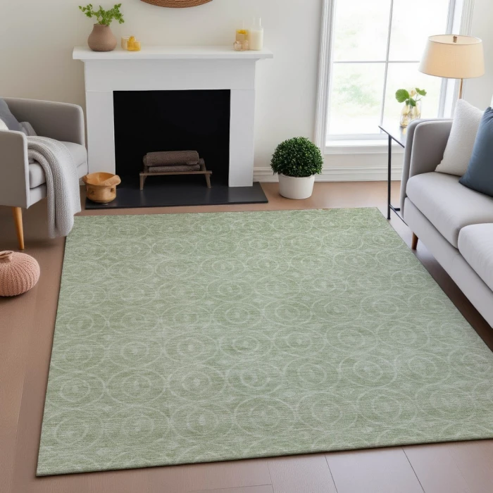 Addison Mayfield Green AMF1227 5ft. x 7ft. 6in. Rect. Rug
