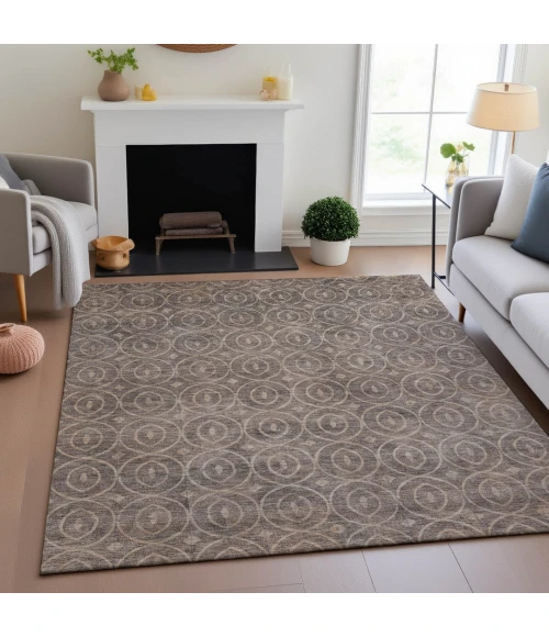 Addison Mayfield Brown AMF1227 8ft. x 10ft. Rect. Rug