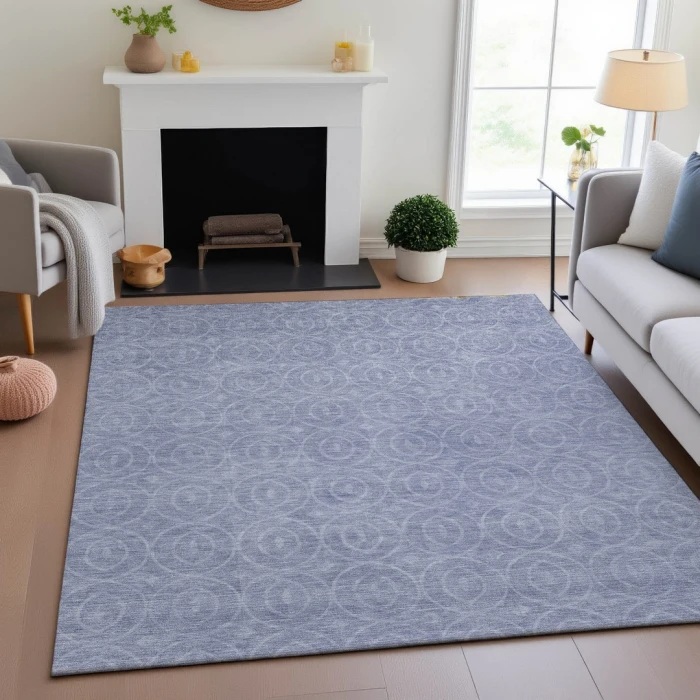 Addison Mayfield Blue AMF1227 8ft. x 10ft. Rect. Rug