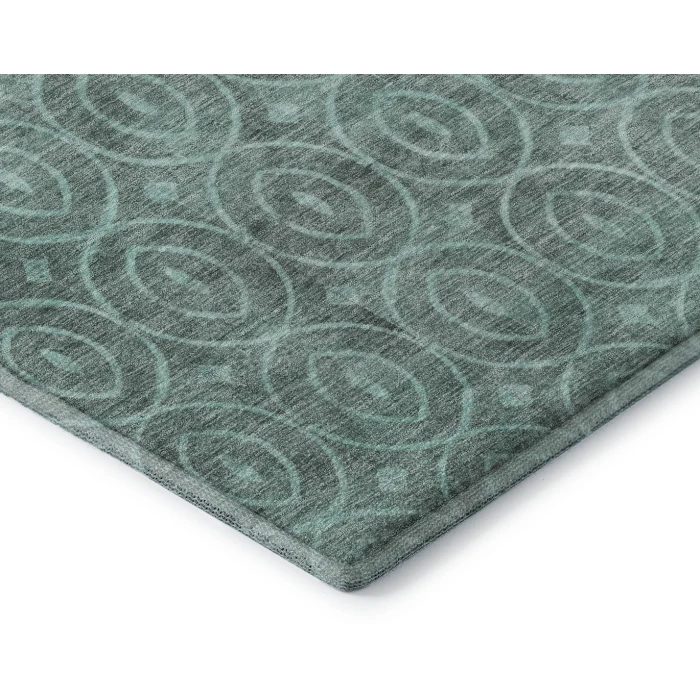 Addison Mayfield Teal AMF1227 8ft. x 10ft. Rect. Rug
