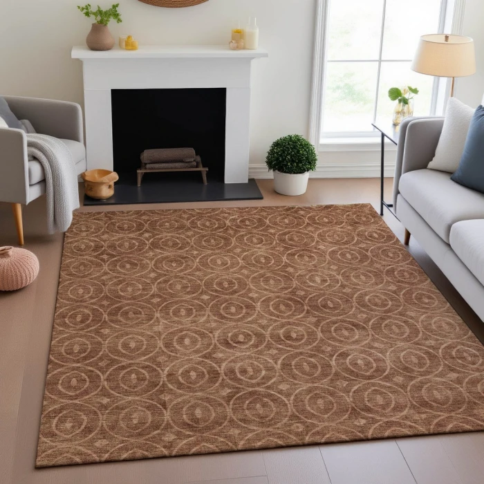 Addison Mayfield Orange AMF1227 8ft. x 10ft. Rect. Rug