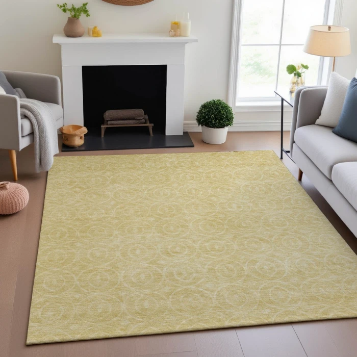 Addison Mayfield Gold AMF1227 8ft. x 10ft. Rect. Rug