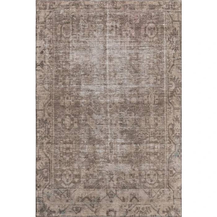 Addison Mayfield Brown AMF1228 - 8ft. Round Rug