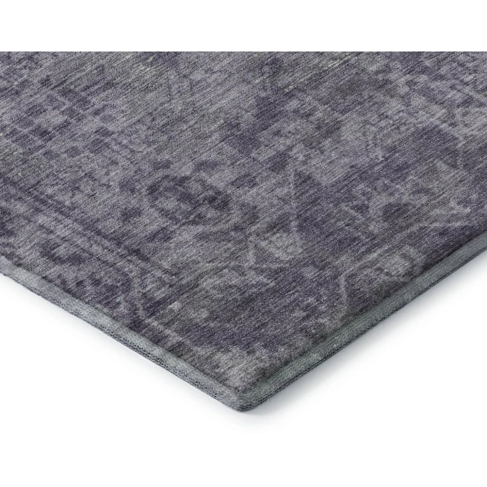 Addison Mayfield Purple AMF1228 - 8ft. Round Rug