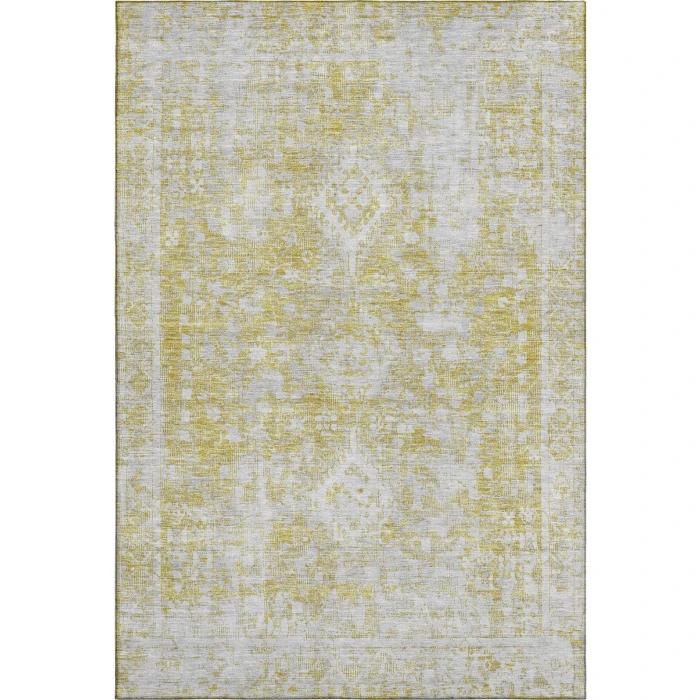 Addison Mayfield Gold AMF1229 - 8ft. Round Rug