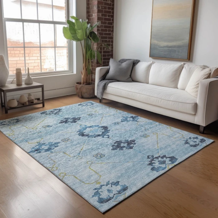 Addison Mayfield Blue AMF122 5ft. x 7ft. 6in. Rect. Rug