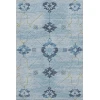 Addison Mayfield Blue AMF122 - 8ft. Round Rug